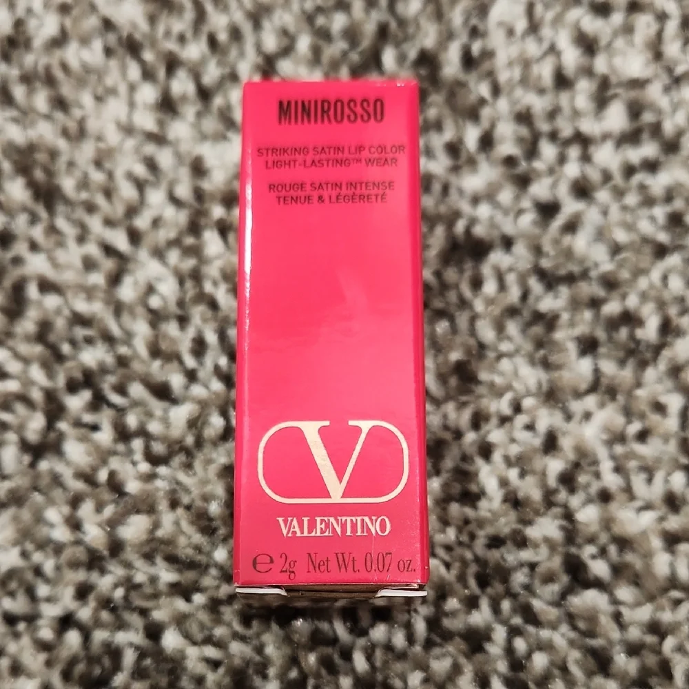 Valentino Minirrosso Satin Lipstick - Bold Red
